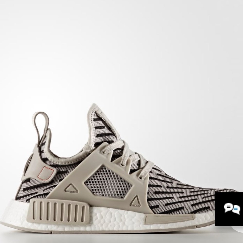 Adidas NMD XR1 in CLEAR GRANITE / CORE RED